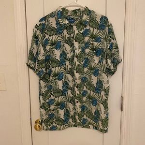 Caribbean Joe floral Hawaiian Shirt